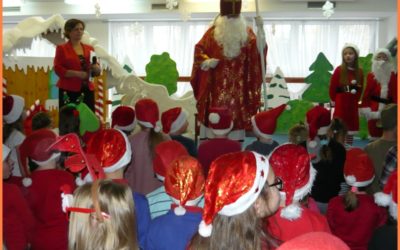 Spotkanie Św. Mikołaja z&nbsp;uczniami z&nbsp;klas I-III