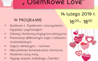 „Ósemkowe Love” – zapraszamy na Dzień Otwarty