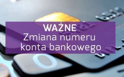Zmiana konta bankowego do wpłat za obiady