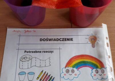 Doświadczenia w klasie 2B - lekturki