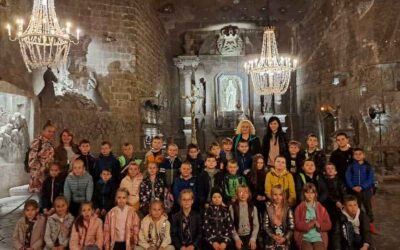 Wycieczka 2B i 3A do Kopalni Soli w Wieliczce i Fabryki Czekolady w Krakowie