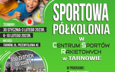 Półkolonia w Centrum Sportów Rakietowych