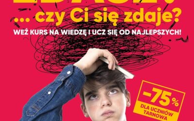 Dodatkowe zajęcia przeznaczone dla ósmoklasistów i maturzystów!