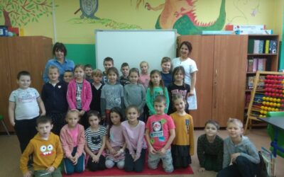 Spotkanie uczniów kl. I B z lekarzem dentystą