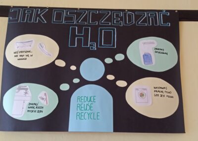 W związku z Światowym Dniem Wody w klasie 7 b odbyła się ciekawa lekcja – połączenie biologii i geografii.