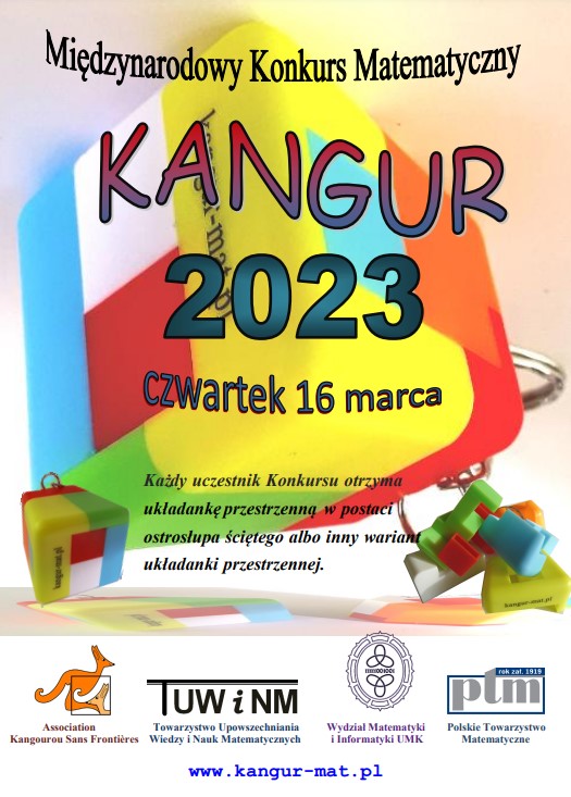 Plakat Kangur matematyczny 2023