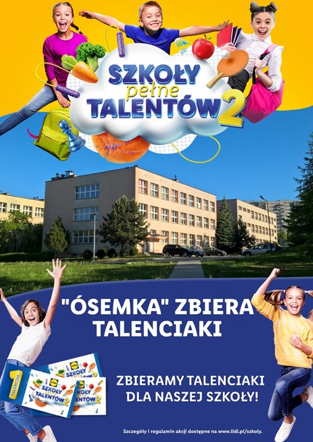 Szkoły pełne talentów - akcja w Lidlu.Znów zbieramy Talenciaki i wymieniamy na supernagrody.