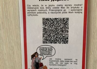 moda językowa kod qr