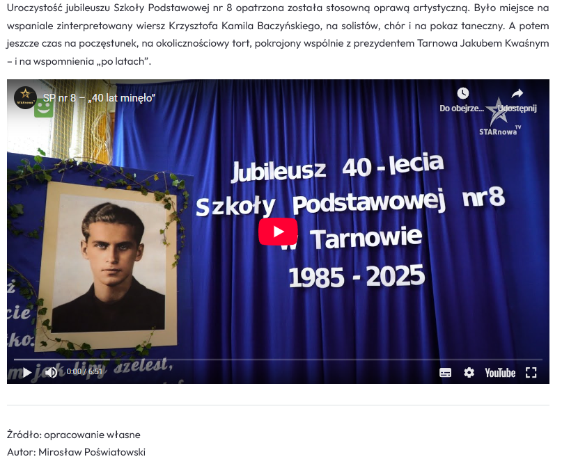 m poswiatowski film starnowa