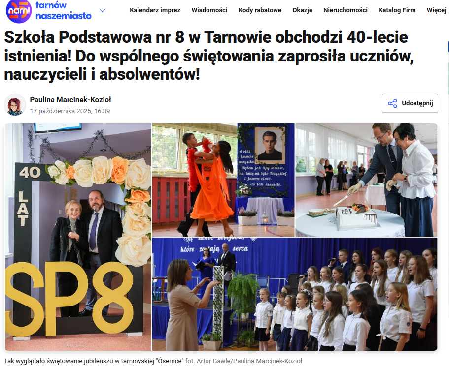 tarnow nasze miasto 40 lecie sp8