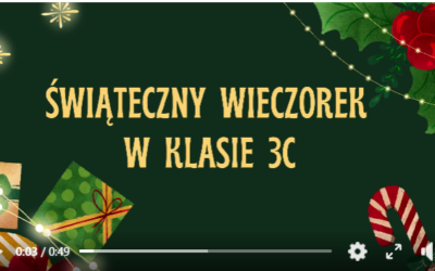 „Świąteczne pierniki” – kreatywne warsztaty w&nbsp;klasie 3c